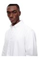 Camisa Manga Larga Regular Algodón Blanca Hombre Blanco de Gef