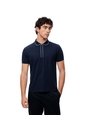 Polo Half Zip Regular Azul Hombre Azul de Gef
