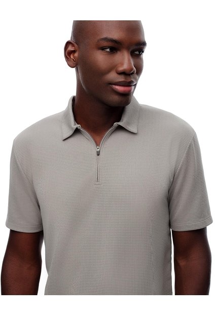 Polo Deportiva Secado Rápido Taupe Hombre Marron Claro