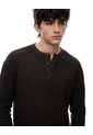 Camibuzo Regular Algodón Negro Hombre Cafe de Gef