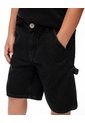 Bermuda Regular Denim Negro Niño Azul de Gef