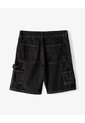 Bermuda Regular Denim Negro Niño Azul de Gef