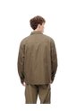 Camisa Overshirt Algodón Habana Hombre Marron de Gef