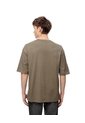 Camiseta Regular Algodón Café Hombre Cafe de Gef