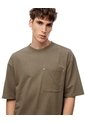 Camiseta Regular Algodón Café Hombre Cafe de Gef