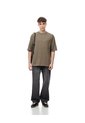 Camiseta Regular Algodón Café Hombre Cafe de Gef