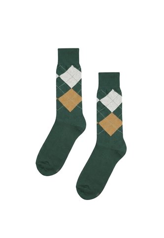 Medias Largas Verde Dibujo 2 Hombre Gef
