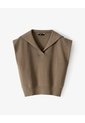 Chaleco Oversize Tejido Café Mujer Cafe de Gef