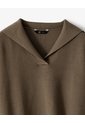 Chaleco Oversize Tejido Café Mujer Cafe de Gef