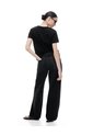 Jean Baggy Tiro Medio Negro Mujer Negro de Gef