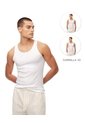 Camisilla Slim Algodón X2unds Blanca Hombre Blanco de Gef