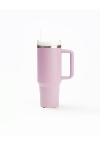 Termo Pitillo Térmico Rosado 1.100ml Mujer Gef