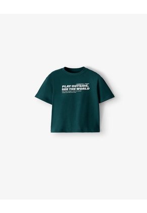 Conjunto Pantalon Largo Camiseta Verde Niño Verde