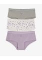 3 Pantys Clasico Punto Tiro Medio Surtido Niña Multicolor de Gef