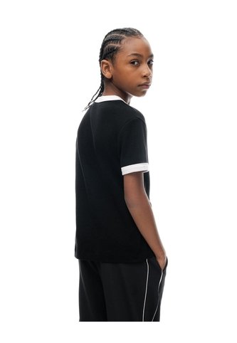 Camiseta Regular Manga Corta Negra Niño Negro Gef