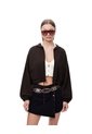 Chaqueta Regular Algodón Chocolate Mujer Chocolate de Gef