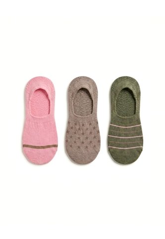 3 Pares De Medias Baletas Surtido Mujer Gef