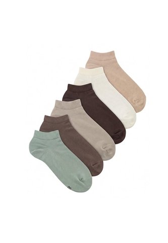 6 Pares De Medias Tobilleras Surtido Mujer Gef