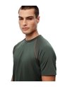 Camiseta Deportiva Control Humedad Verde Hombre Verde de Gef