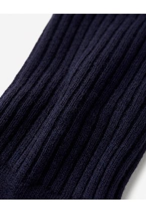 5 Pares De Medias Largas Azules Niño Azul