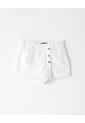 Falda Short Denim Blanca Niña Blanco de Gef