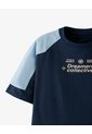 Camiseta Regular Estampada Niño Azul de Gef