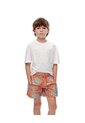 Pantaloneta De Baño Estampada Niño Naranja de Gef