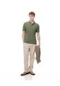Polo Slim Algodón Verde Hombre Verde de Gef