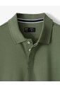 Polo Slim Algodón Verde Hombre Verde de Gef