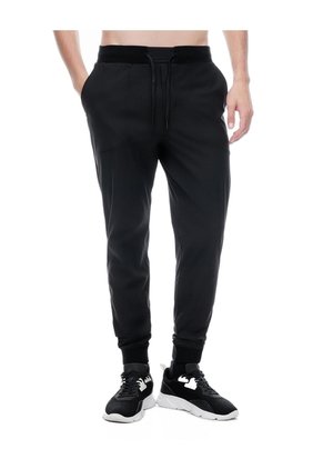 Jogger Relaxed Tiro Medio Negro Hombre Negro