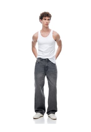 Camisilla Slim Algodón Blanca Hombre Blanco