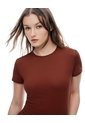 Camiseta Deportiva Secado Rápido Café Mujer Cafe de Gef
