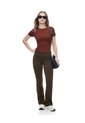 Camiseta Deportiva Secado Rápido Café Mujer Cafe de Gef