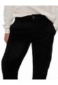 Pantalón Cargo Slim Algodón Negro Hombre Negro de Gef
