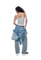 Camiseta Manga Sisa Slim Rib Algodón Gris Mujer Gris de Gef