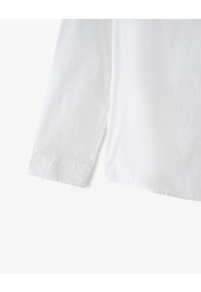 Camisa Manga Larga Regular Blanca Mujer Blanco