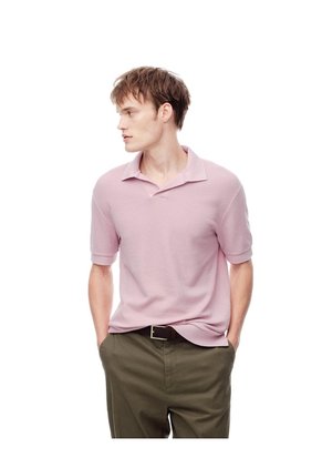 Polo Regular Algodón Rosada Hombre Rosa Claro