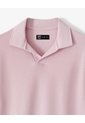 Polo Regular Algodón Rosada Hombre Rosa Claro de Gef
