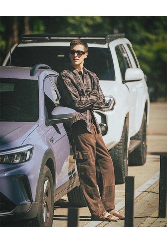 Jean Cargo Recto Chocolate Hombre Chocolate Gef