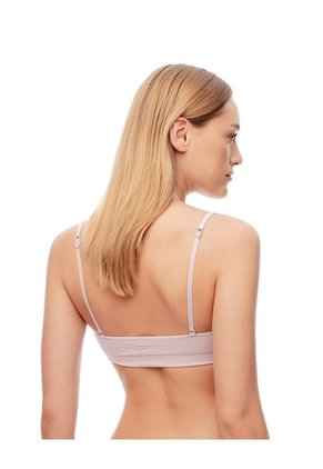 Top Soporte Medio Seamless Palo Rosa Mujer Rosa