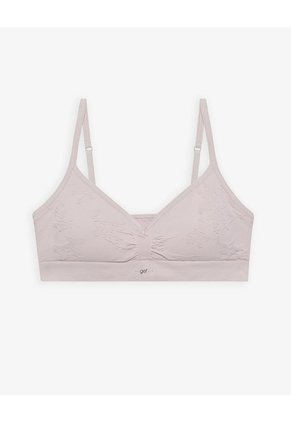 Top Soporte Medio Seamless Palo Rosa Mujer Rosa