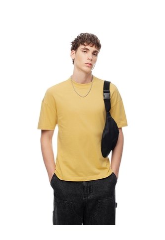 Camiseta Regular Algodón Amarilla Hombre Amarillo Gef