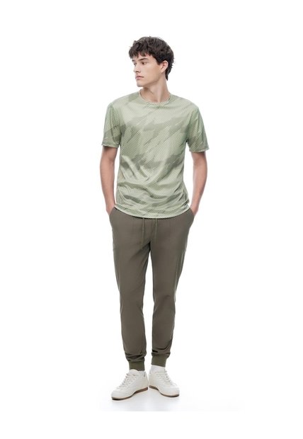 Jogger Relaxed Tiro Medio Café Hombre Cafe