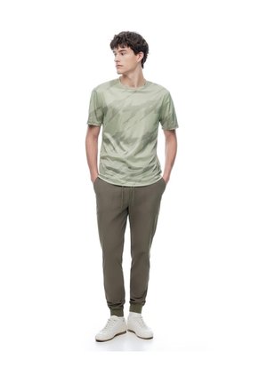 Jogger Relaxed Tiro Medio Café Hombre Cafe