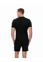 Camiseta Slim Algodón Jersey X2unds Negra Hombre Negro de Gef
