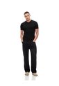 Camiseta Slim Algodón Jersey X2unds Negra Hombre Negro de Gef
