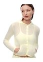 Cardigan Ted Punto Calado Amarilla Mujer Amarillo de Gef