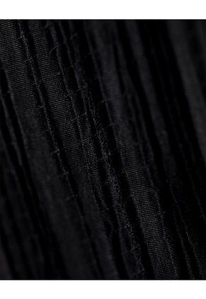 Pantalón Wide Leg Tiro Medio Negro Mujer Negro
