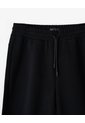 Jogger Tiro Medio Negra Hombre Negro de Gef