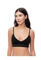 Top Soporte Medio Seamless Copas Removible Negro Mujer Negro de Gef